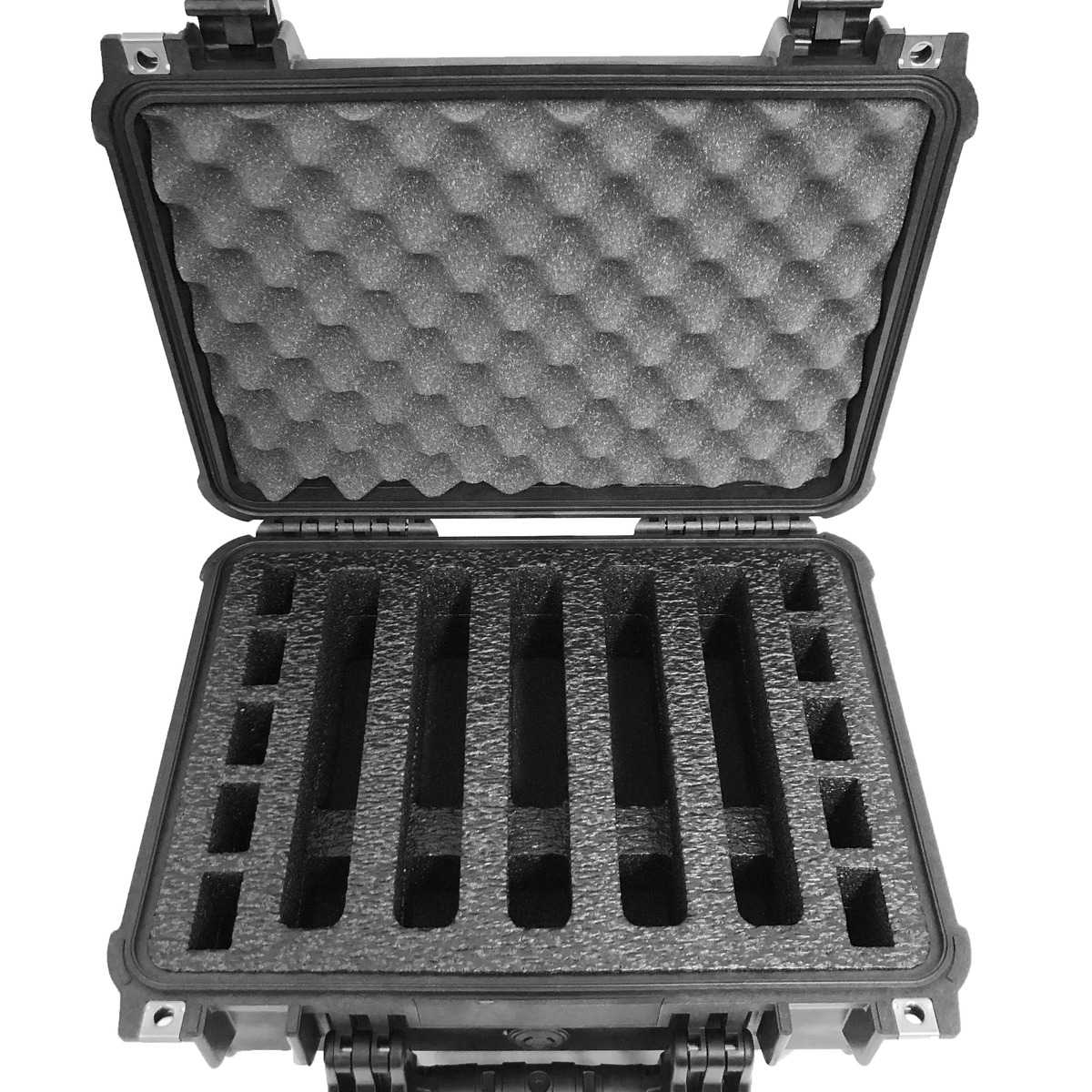 Apache 3800 Range Case Foam Insert For 5 Handguns And Magazines Foam 