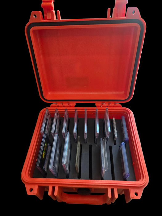 Pelican Case 1300 Custom Foam Insert for Collector Cards - Fits PSA Slabs