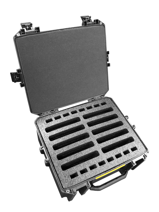 Pelican Vault Case V550 Foam Insert for 10 Handguns - Polyethylene - (FOAM ONLY)-Precut Pelican- Cobra Foam Inserts