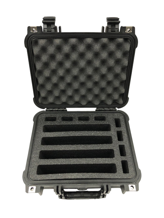 Pelican Case 1400 Range Case Foam Insert for 4 Handguns and Magazines (FOAM ONLY)- HandGuns Case Foam Insert