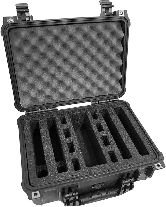 Pelican Case 1450 Range Case Foam Insert for 4 Handguns and Magazines (Foam ONLY)