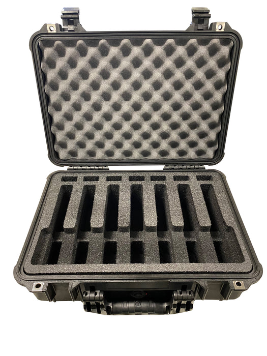 Pelican Case 1500 Range Case Foam Insert for 7 Handguns (Foam ONLY)-Precut Pelican- Cobra Foam Inserts