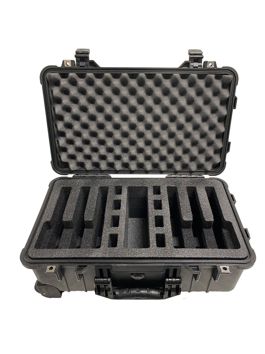 Pelican Case 1510 Range Case Foam Insert for 6 Handguns and Magazines (Foam ONLY)-Precut Pelican Cases