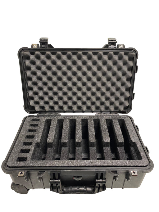 Pelican Case 1510 Range Case Foam Insert for 7 Handguns and Magazines (Foam ONLY))- Precut Pelican Case Foam Insert