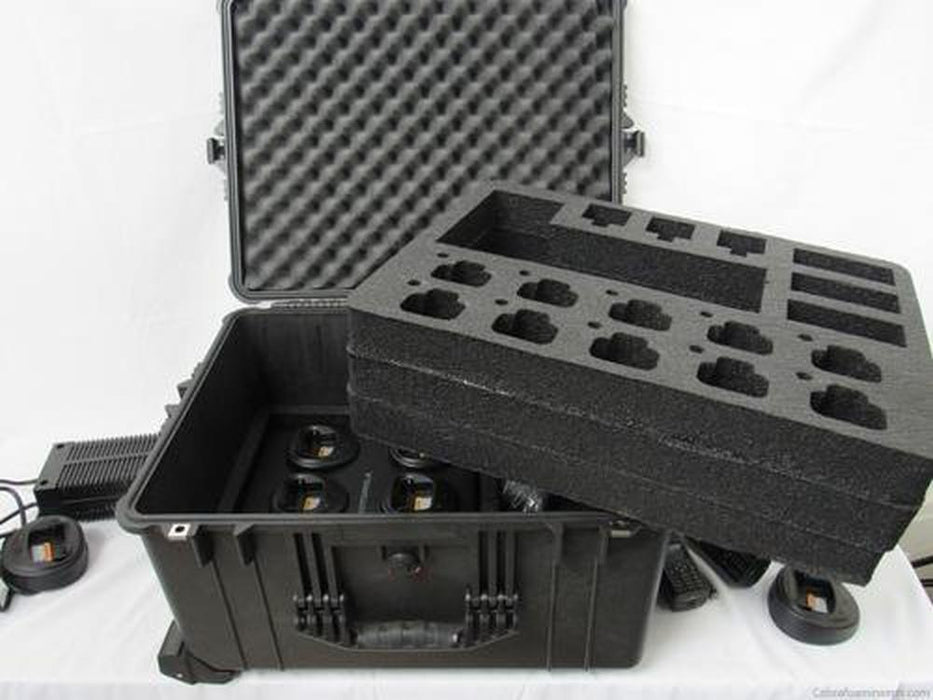 Pelican Case 1620 with Foam Insert for Motorola CP200 Walkie Talkie Radio and Charger (CASE & FOAM)