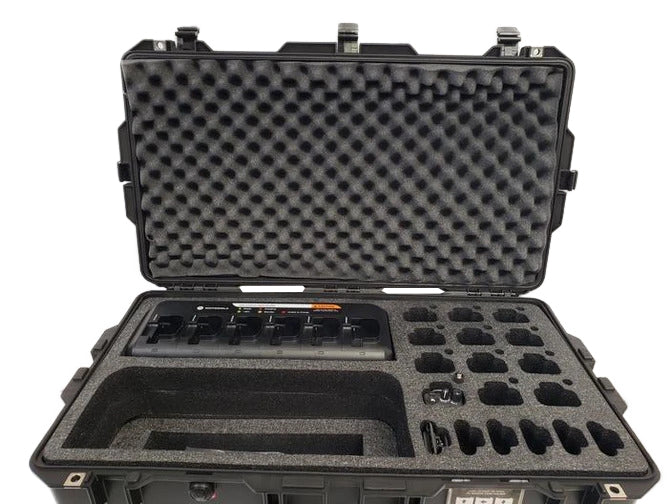 Pelican Air Case 1615 Custom Foam Insert for Motorola CP200/APX 8000 W