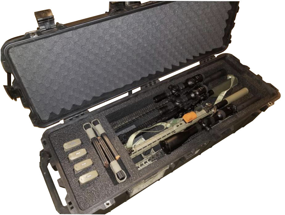Apache 3800 Range Case Foam Insert for 4 Handguns and Magazines (Foam ONLY), Cobra Foam Inserts and Cases