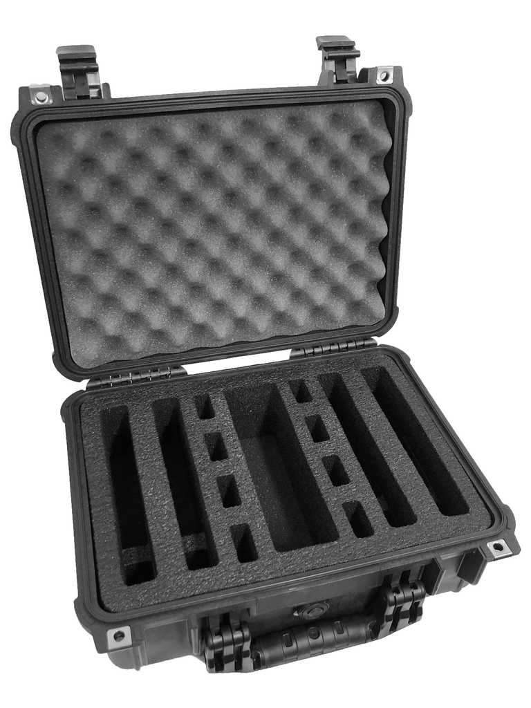 Apache 3800 Range Case Foam Insert for 4 Handguns and Magazines (Foam —  Cobra Foam Inserts and Cases