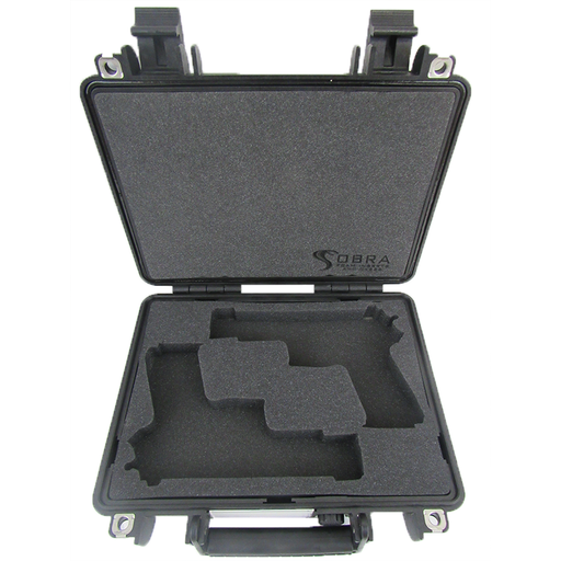 Pelican Case 1400 Custom Foam Insert for 2 Handguns and Magazines-Cobra Foam Inserts and Cases