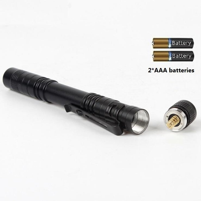 High Power Aluminium Alloy Pen Led XPE Tactical Mini Flashlight