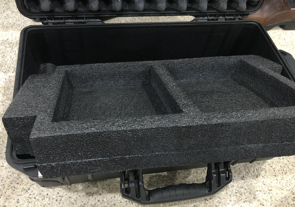 Pelican Air Case 1535 With Dual Layer Foam Insert for MicroQ, Dock And Accessories (CASE &-Cobra Foam Inserts and Cases