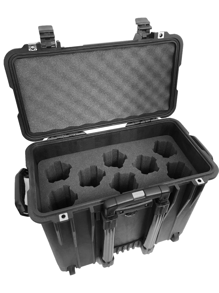Pelican Case 1440 with Foam Inserts for 8 Wine Bottles (CASE & Foam)