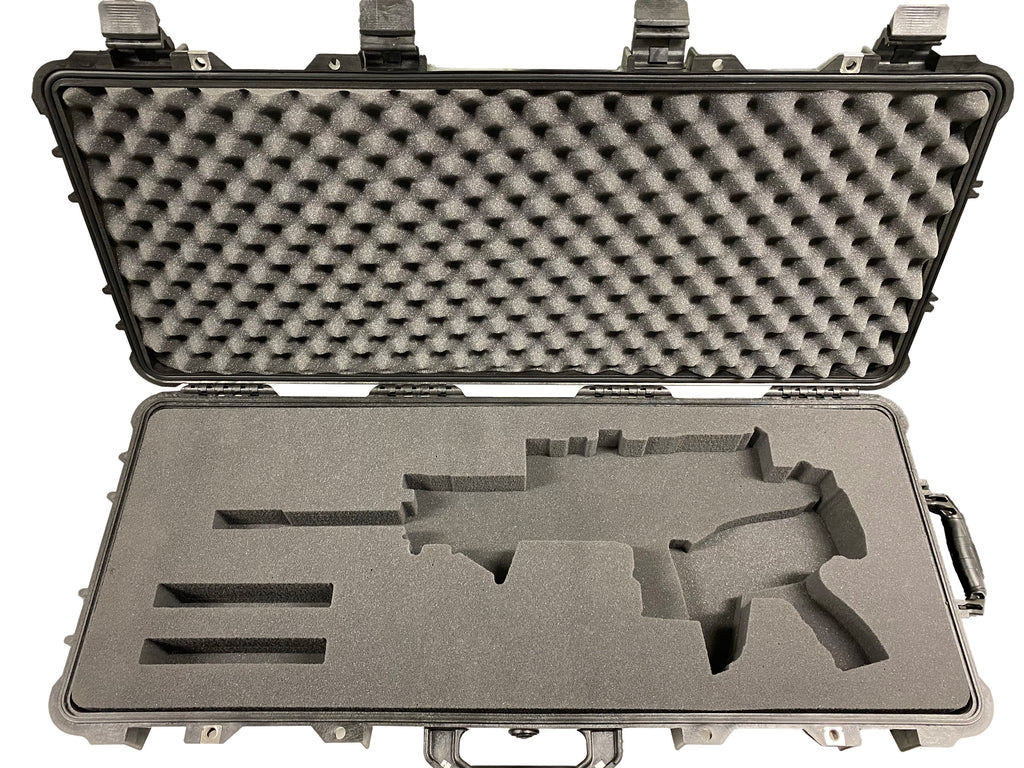 FN Scar 17S Rifle with Folded Stock Foam Insert for Pelican 1700