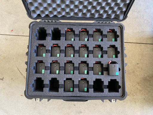 Pelican Case 1610 for 20 Batteries (CASE & Foam)