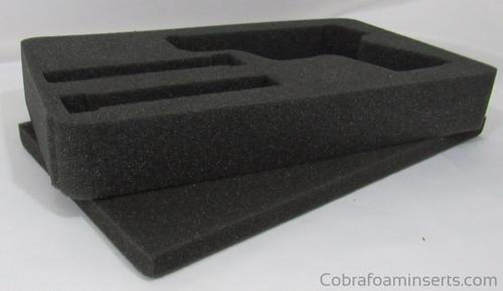 Custom Foam Insert for Walther Creed P22 & Magazines (2 Pieces Foam On —  Cobra Foam Inserts and Cases