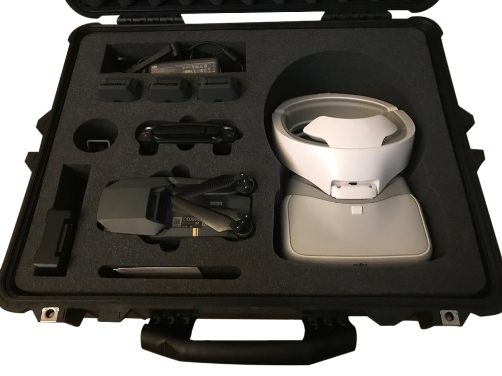 case dji goggles Pelican Case 1600 Foam Insert for DJI Goggles and Mavic Drone (Foam ONLY)