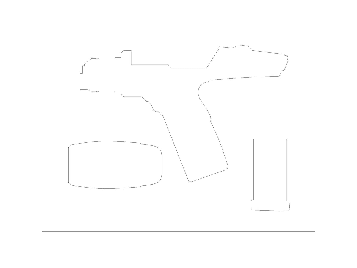 12" x 9" x 2" Custom Insert — Cobra Foam Inserts and Cases