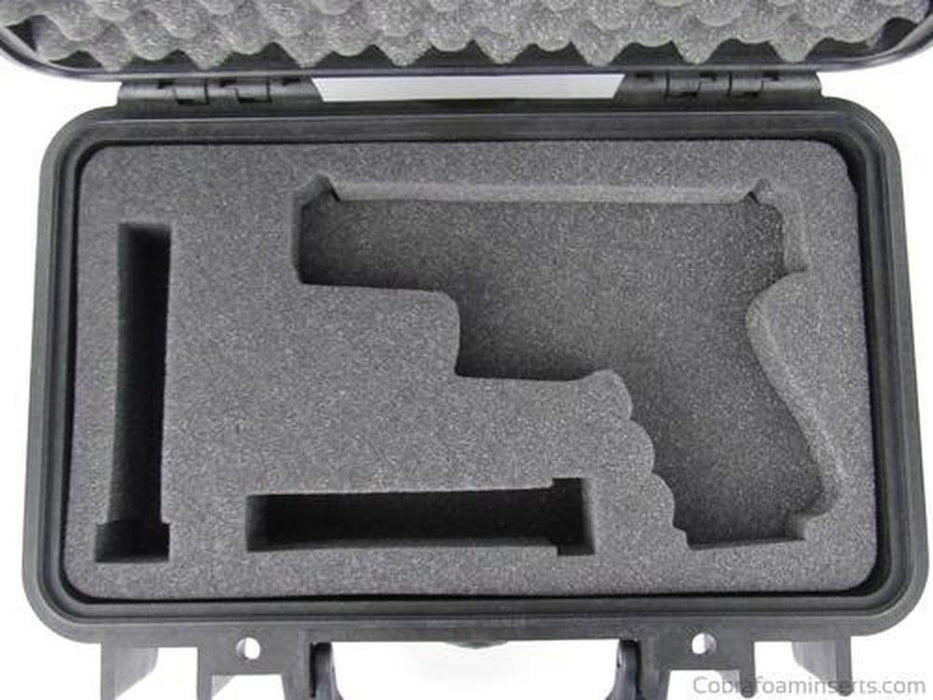 Custom Foam Insert For Pelican 1170 Case – Fits Glock 17/19/21/44/47/48 + TLR Light & Mags (Worldcasecompany)