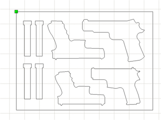 Pelican Case 1495 Custom Foam Insert for 4 Handguns and Magazines-Pelican-Cobra Foam Inserts