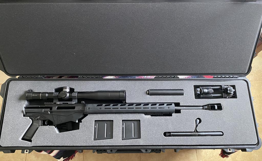 Pelican Case 1750 Foam Insert for Ruger Precision Rifle Folded .338 Magnum (Foam ONLY)